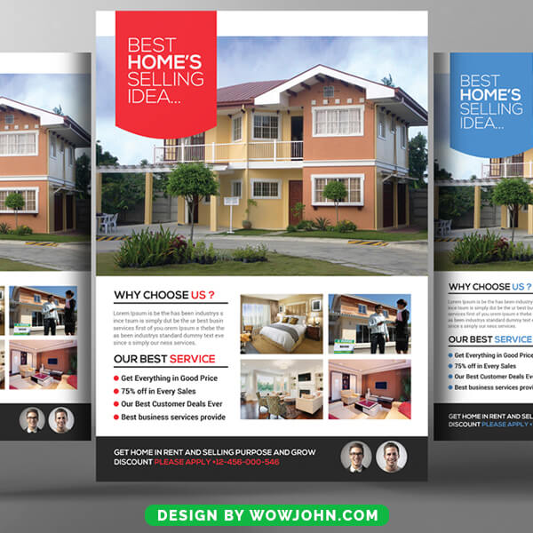 Real Estate Listing Psd Flyer Template