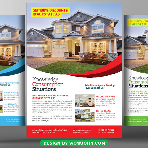 Free Real Estate Marketing Flyer Psd Template