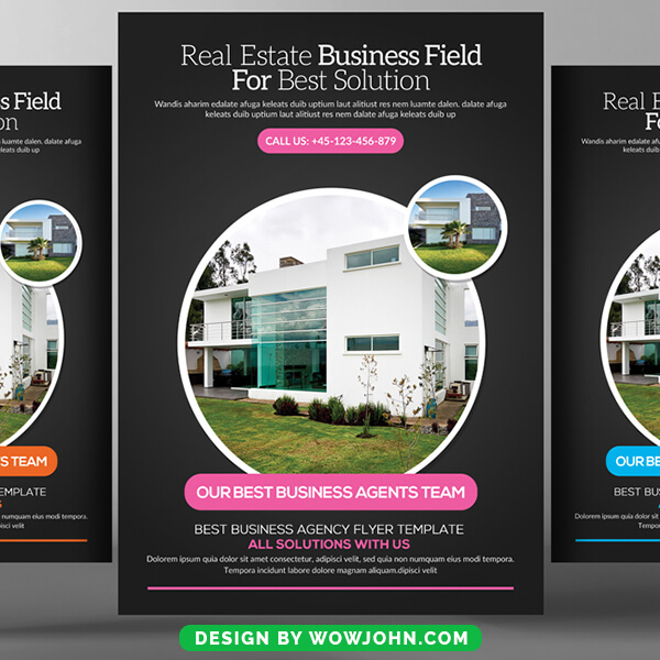 Classic Real Estate Flyer Psd Template