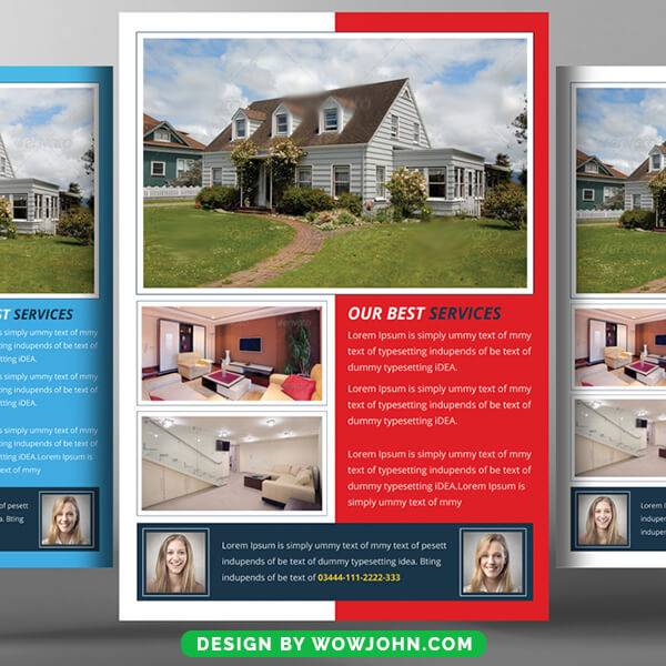 Free Real Estate Sale Flyer Template Psd
