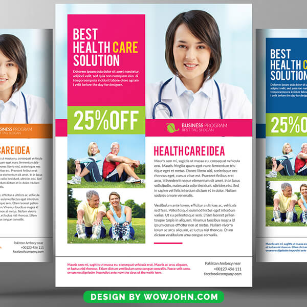 Free Healthcare Flyer Template PSD Format