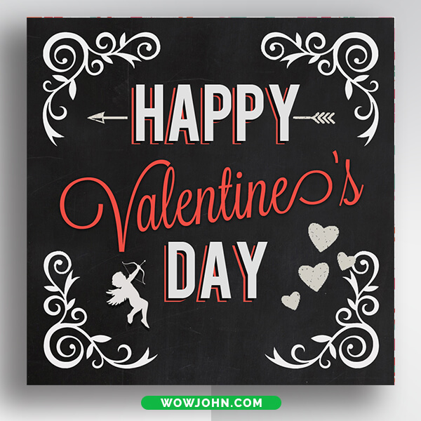 Valentine Day Banner Template Free Psd