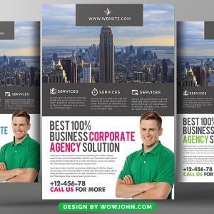 Marketing Consultant Flyer Free Psd Template
