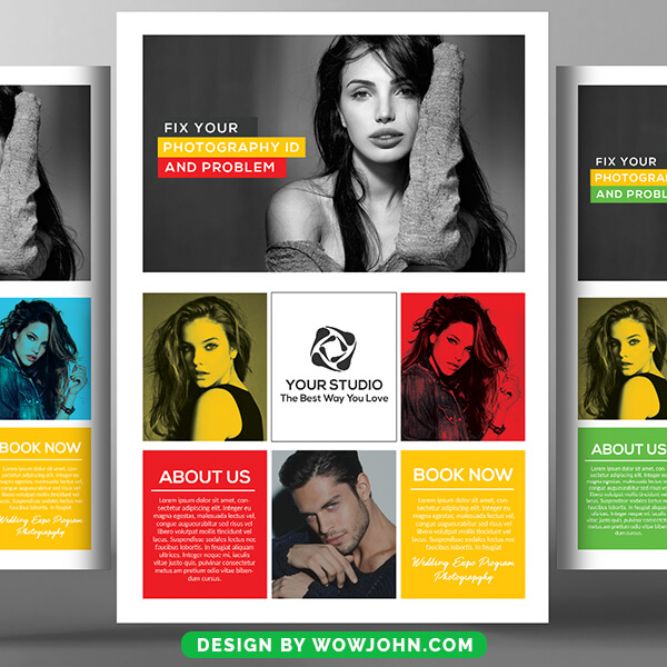 Fashion Model Photography Psd Flyer Template