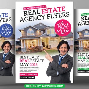 Real Estate Agency Psd Flyer Template