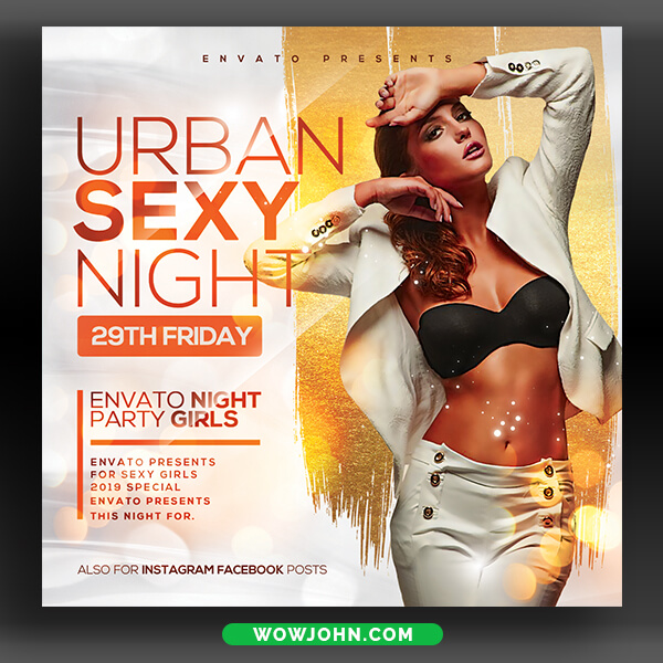Sexy Night Club Psd Flyer Template Download