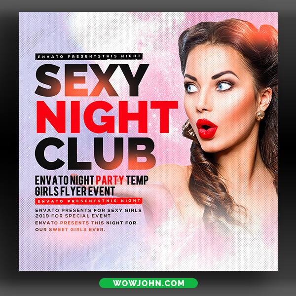 Sexy Night Party Flyer Template Photoshop