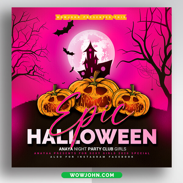 Halloween Flyer Template Psd Download