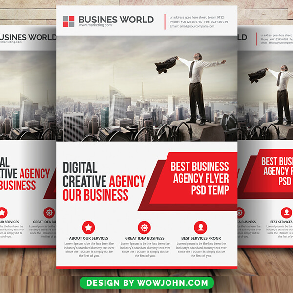 Crative Business Psd Flyer Template Design
