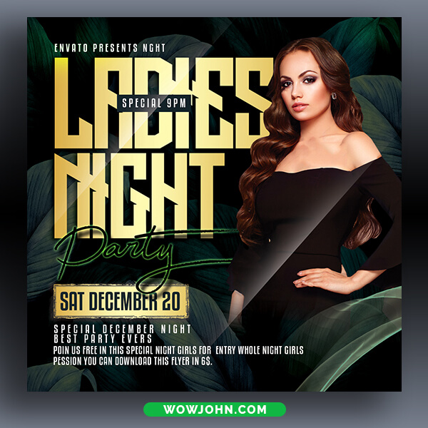 Nightclub Party Flyer Psd Template Design
