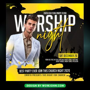 Praise Worship Conference Flyer Template Psd