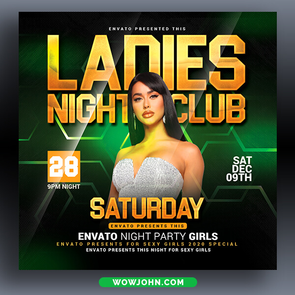 Dirty Party Flyer Psd Template Design