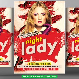 Ladies Night Club Flyer Template Download