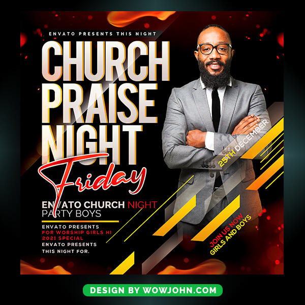 Church Event Flyer Templates Free Download Psd