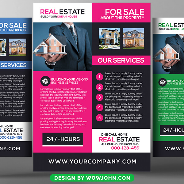 Real Estate Investment Psd Flyer Template