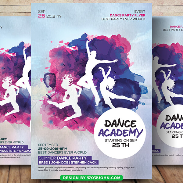 Dance Flyer Poster Template Psd Design File