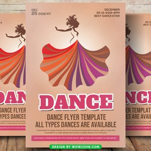 Dance Concert Poster Flyer Template Psd Design
