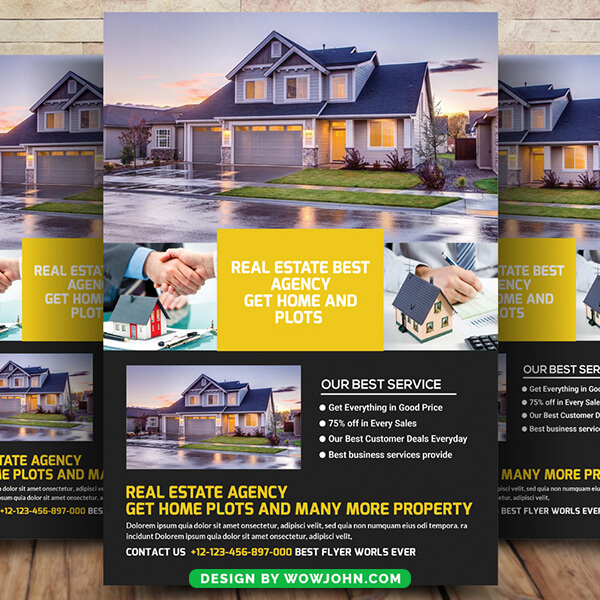 Housing Society Flyer Poster Template Psd Design