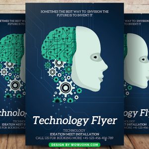 Information Technology Consultants Flyer Templates