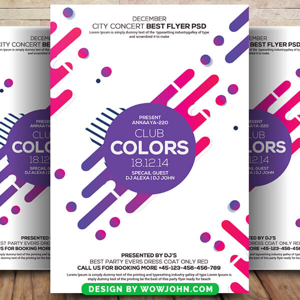 2022 Abstract Flyer Psd Template Design