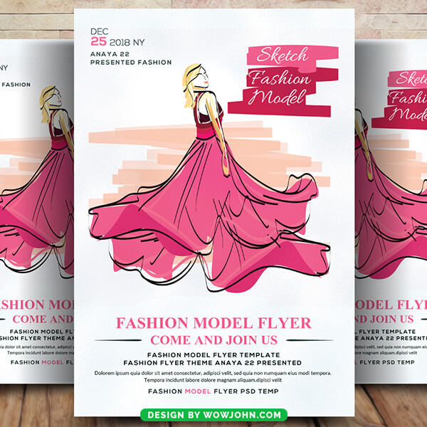 Fashion Clothing Store Flyer Poster Template Psd