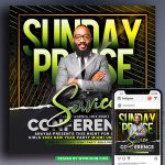 Sunday Church Service Flyer Template Psd Design