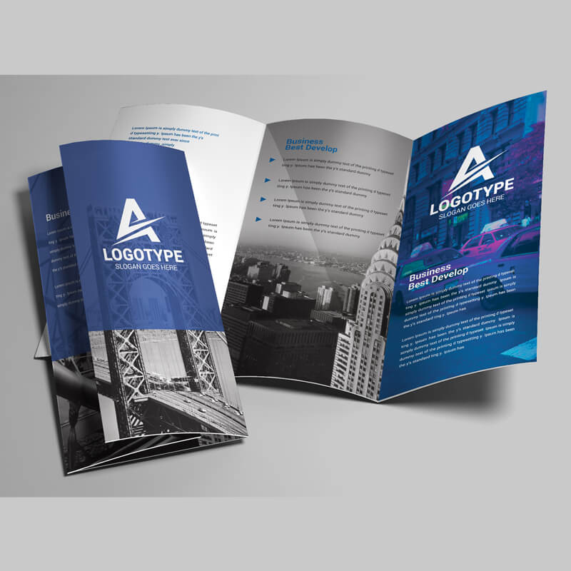 Creative Business Trifold Brochure Template Design