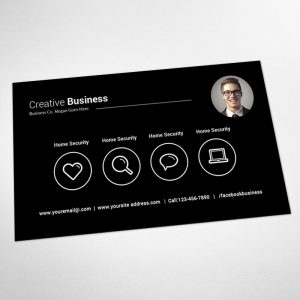 Creative Business Postcard Psd Template Design