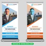 Law Agency Roll up Banner Template Psd