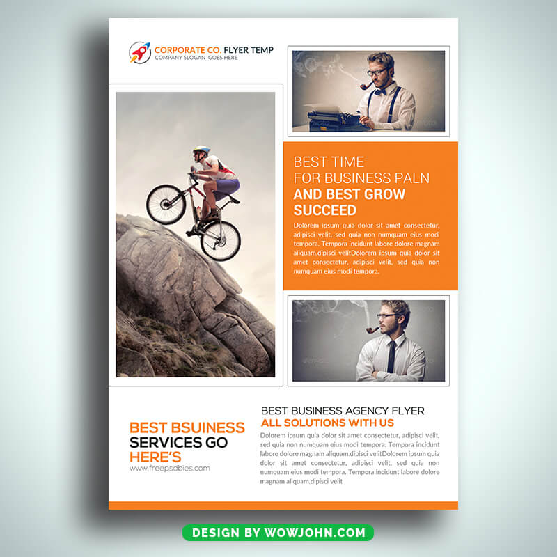Delivery Service Free PSD Flyer Template