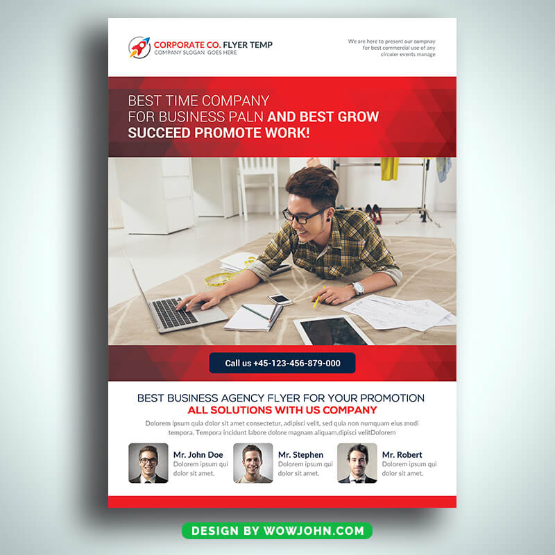 Marketing PSD Flyer Template Download