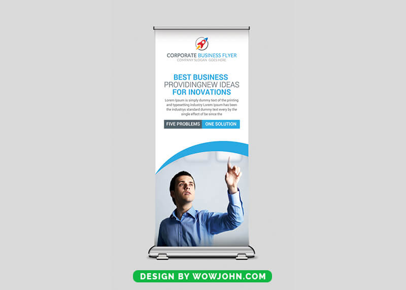 Hosting Company Roll up Banner Template