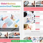 Global Business Email Template Psd Design