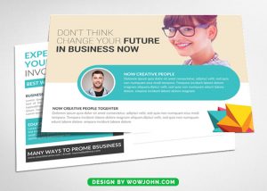 Creative Solution Business Postcard Template