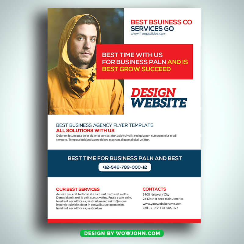 Web Design Agency Psd Flyer Template Design