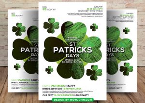 St Patrick Day Flyer Template Psd Download