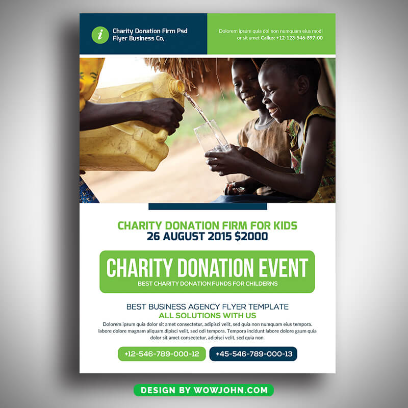 Charity Event Psd Flyer Template Design