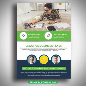 Cleaning Services Business Flyer Template Psd