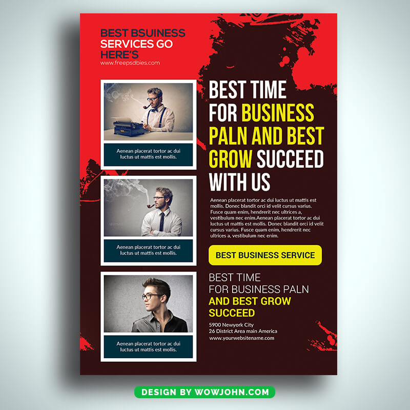 Abstract Corporate Business Psd Flyer Template
