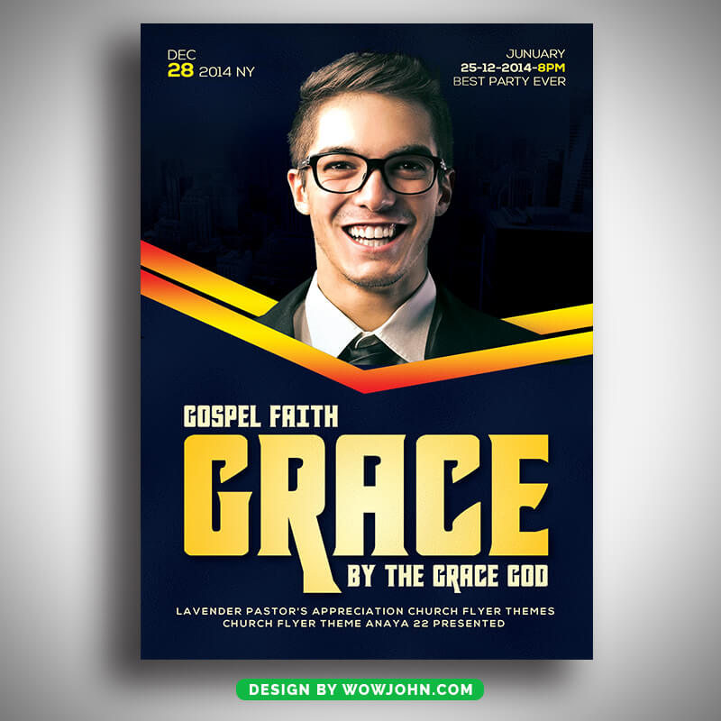 Church Grace Free Psd Flyer Template Download