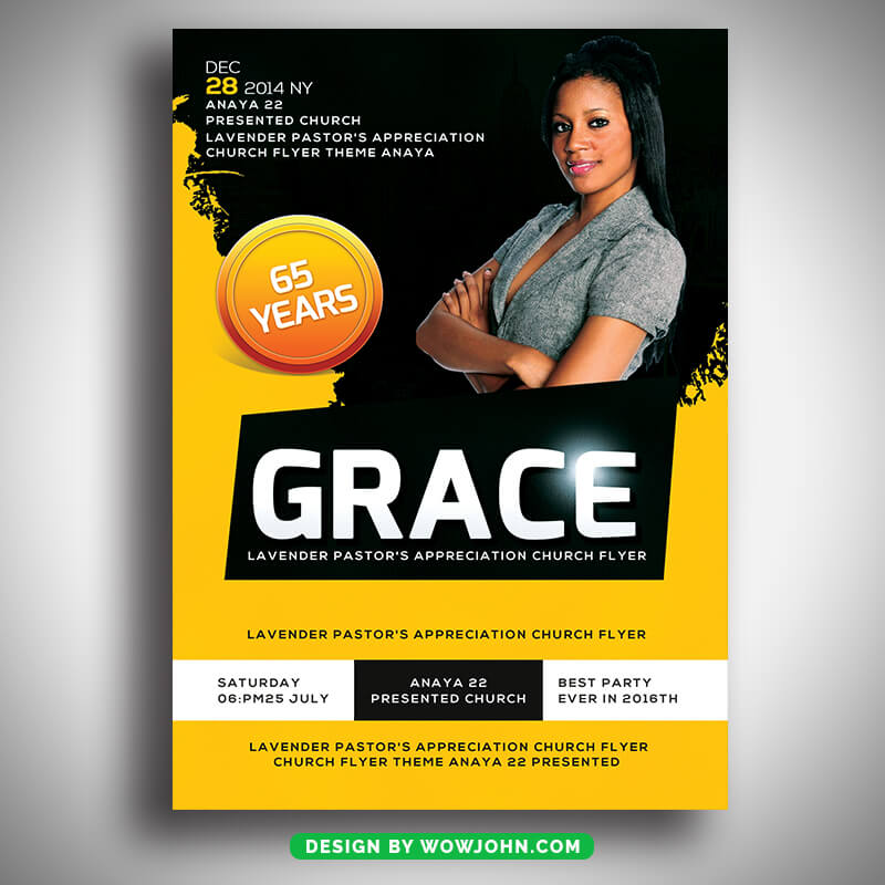 Grace Church Psd Flyer Template Download