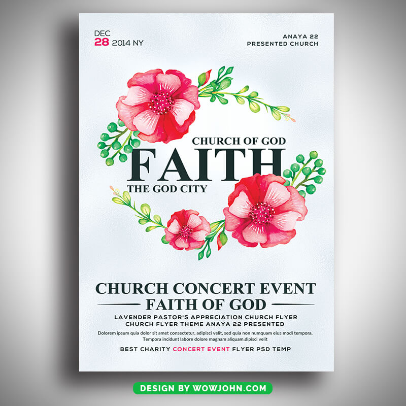 Faith Church Flyer Template Psd Download