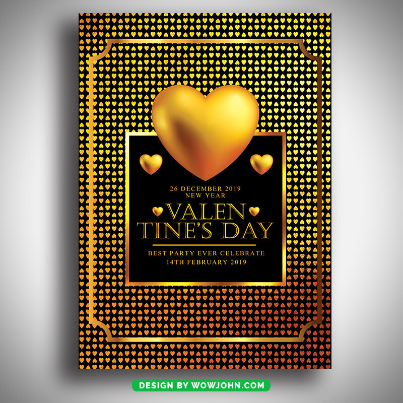 Free Creative Valentine Day Flyer Template