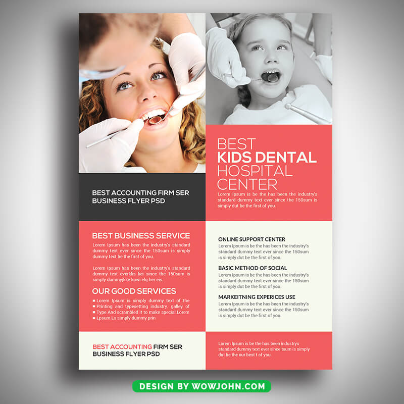 Dentist Clinic Flyer Template Psd Download