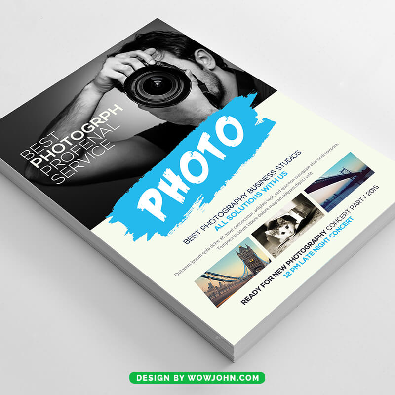 Photographer Flyer Template Psd Design Download