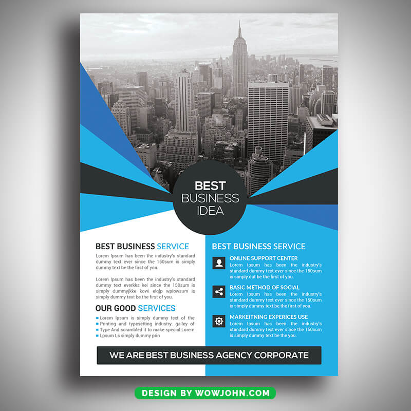Work From Home Flyer Templates Psd Download