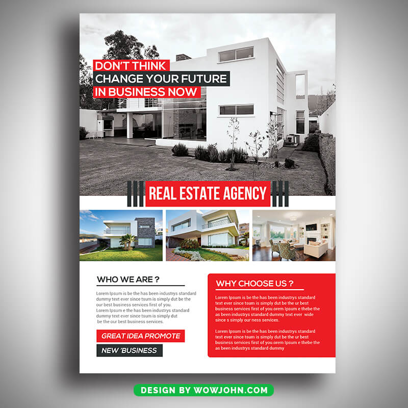 Real Estate Simple Flyer Template Psd Download