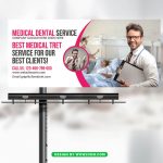 Hospital Medical Health Billboard Psd Template
