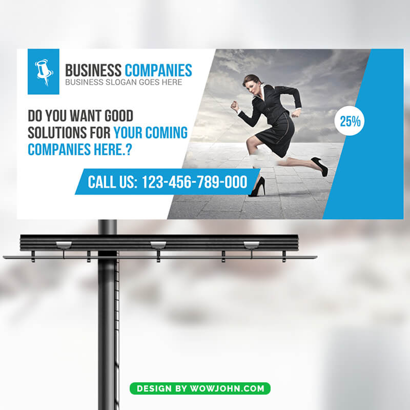 Marketing Business Billboard Banner Psd Template
