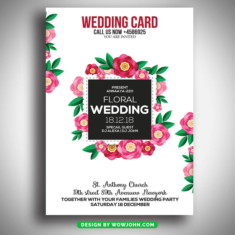 Free Wedding Invitation Ocean Card Design